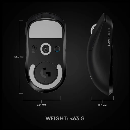 Imagen 8 de Mouse Gamer Inalámbrico Logitech PRO X LIGHTSPEED 1ms 25600dpi 5 botones 400ips
