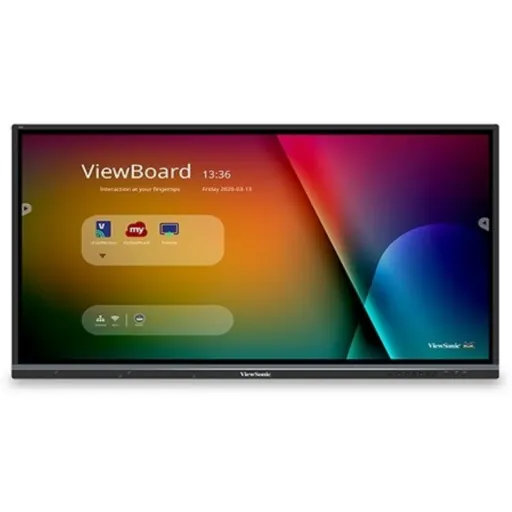 Imagen 0 de ViewSonic ViewBoard IFP8650-3 - 86" Clase diagonal (85.6" visible) pantalla LCD con retroiluminación LED - interactivo - con capacidad para PC con ranura opcional y pantalla táctil (multitáctil) - 4K UHD (2160p) 3840 x 2160 - D-LED Backlight