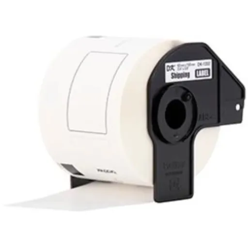 Imagen 1 de Cinta Rotuladora Brother DK1202 6cm x 10cm x 300 Etiquetas Color Blanco
