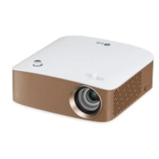 Videoproyector LG Tiro Corto 130 Lumenes 1280 x 720 Portable Blanco, Dorado  - Digitalife eShop