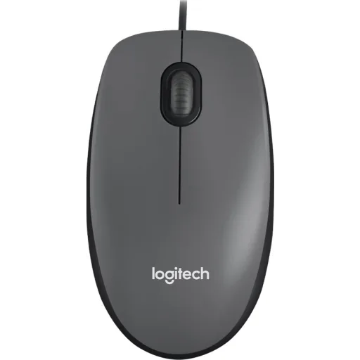 Imagen 6 de Mouse Alámbrico Logitech M90 Óptico 1000dpi USB Color negro p/MAC-PC