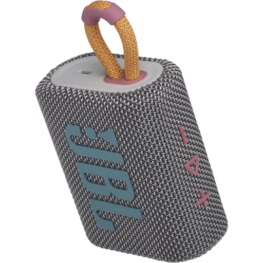 Imagen 6 de Parlante JBL Go 3, Batería recargable Bluetooth 5.1 Cable USB-C Gris