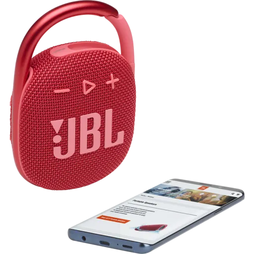 Imagen 5 de Parlante Inalámbrico JBL Clip 4 Bluetooth Rojo