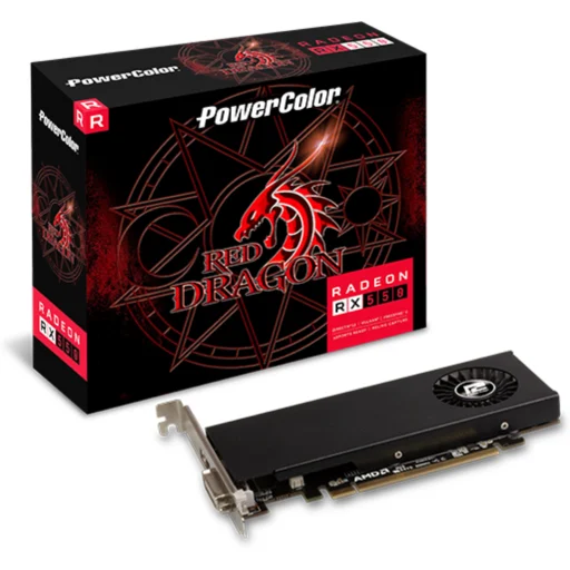 Imagen 0 de PowerColor Red Dragon Radeon RX 550 4GB GDDR5 Low Profile [AXRX 550 4GBD5-HLE]