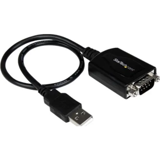 Imagen 5 de Adaptador USB 2.0 Tipo-A a Serial DB9 RS232 M/M 1ft 0.3mt Negro - StarTech