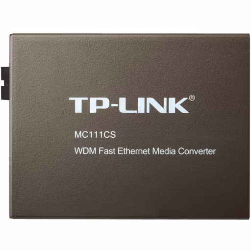 Imagen 3 de TP-Link MC111CS - Conversor de soportes de fibra - 100Mb LAN - 10Base-T, 100Base-FX, 100Base-TX - RJ-45 / modo sencillo SC - hasta 20 km - 1550 (TX) / 1310 (RX) nm