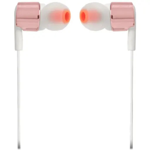 Imagen 3 de Audifono JBL T210 In-ear Wired Cable 1.2mt  Color Oro Rosado