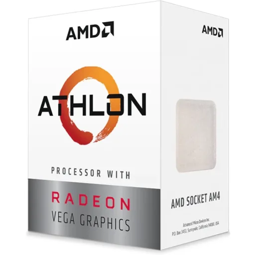 Imagen 0 de CPU AMD Athlon 3000G 3.50GHz Caché L3 4MB 2 Núcleos Socket AM4 