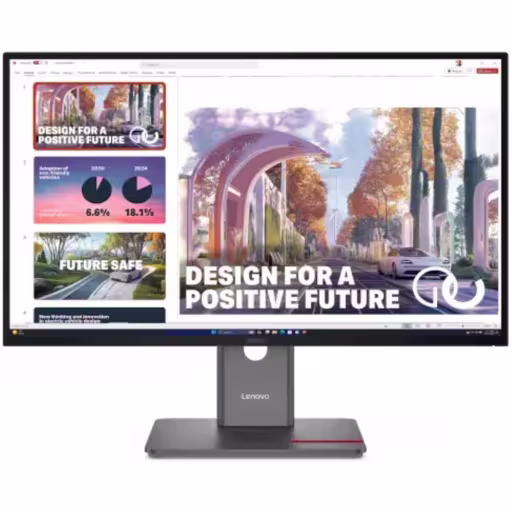 Monitor Lenovo ThinkVision P27QD-40 27"" QHD 2560*1440 IPS DP HDMI USB-A/C LAN