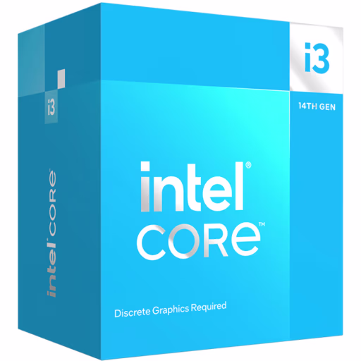 Imagen 1 de CPU Intel® Core I3-14100F 14Gth 3.5-4.7GHz Turbo 12MB 4 Núcleos LGA1700 Sin Gráf