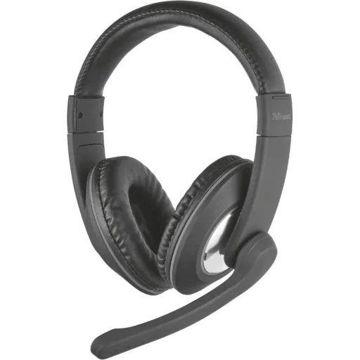 Imagen 0 de Audífonos Alámbricos Trust Reno Interfaz Jack 3.5 mm con Micrónofo Color Negro