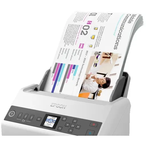 Imagen 2 de Escáner de Escritorio Epson DS-730N Color Duplex 600dpi USB2.0