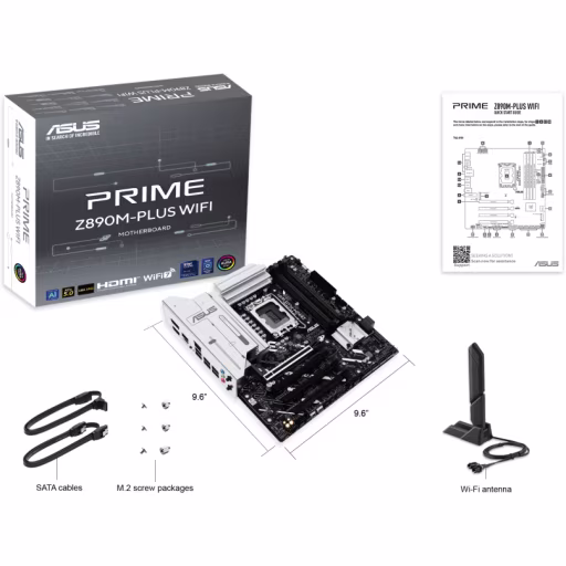 Imagen 12 de Tarjeta Madre Asus PRIME Z890M PLUS WIFI LGA1851 4*DIMM DP HDMI WIFI 7 mATX