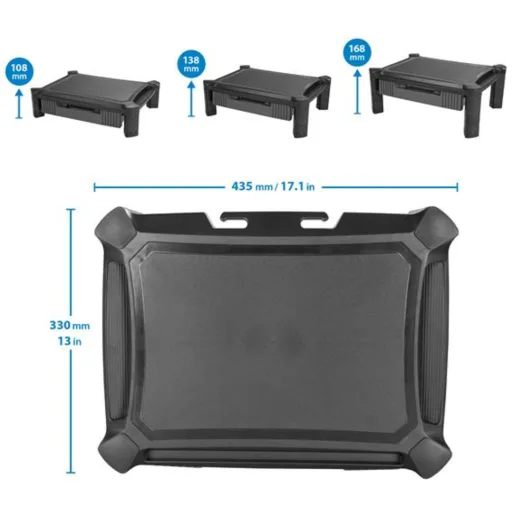 Imagen 6 de Base para Monitor StarTech  Hasta 32" con Cajón y Altura Ajustable