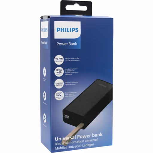Power Bank Belkin Philips DLP9790HB/95, 30.000 mAh USB-C Carga Rápida