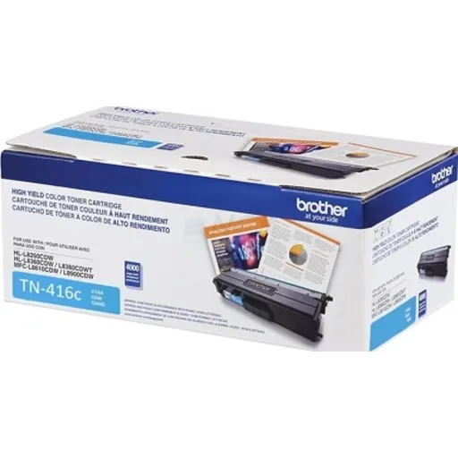 Imagen 1 de Toner Brother TN-416C Cyan para Impr L8900CDW 6500 Pag. ISO, BC4