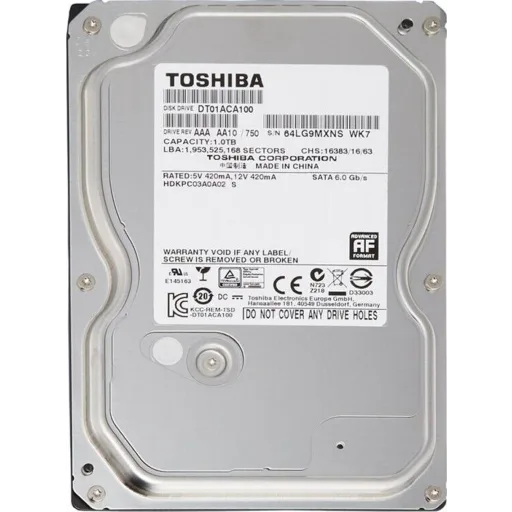 Imagen 0 de Disco Duro Open Box Toshiba 1 TB 3.5" 7.200 RMP  SATAIII 6GB/s 32MB