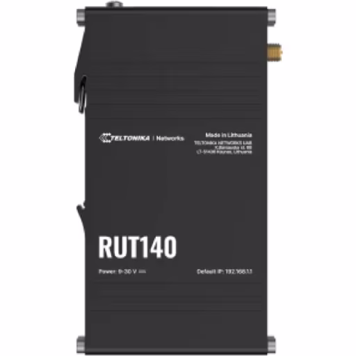 Imagen 0 de Router  industrial compacto que mejora la seguridad mediante el aislamiento de la red para los dispositivos finales. Equipado con dos puertos Ethernet, carril DIN y un conector industrial de 3 pines