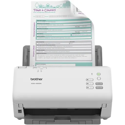 Imagen 4 de Escáner de Escritorio Brother ADS-4300N, Prof 600ppp 80ppm Doble Cara LAN USB2.0