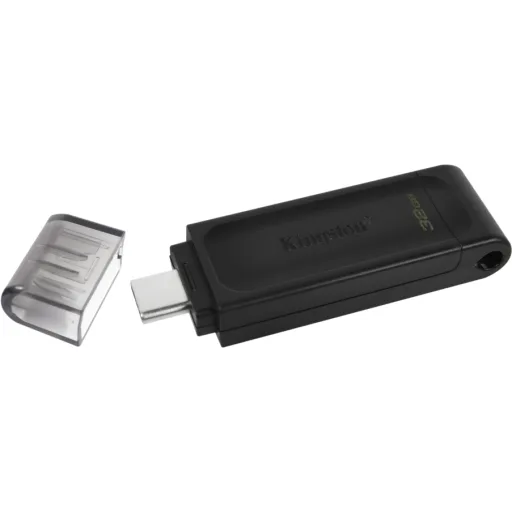 Imagen 3 de Pendrive 32GB Kingston DataTraveler 70 USB-C 3.2 Gen1 Lect 110MB/s Esc 8MB/s
