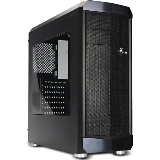 Imagen 0 de Gabinete Gamer Xtech Environ ATX Mid Tower Case Blk w logo S/Fuente C/Negro