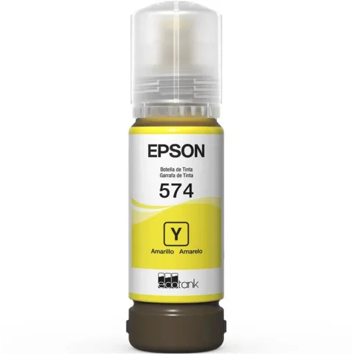 Imagen 1 de Botella de Tinta Epson T574 Amarillo, EcoTank L8050/L18050, 7.300 Páginas 70ml 