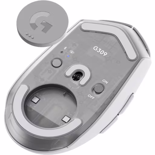Imagen 4 de Mouse Inalámbrico Logitech G309, Óptico 2560dpi 6 Botones RF+Bt Color blanco