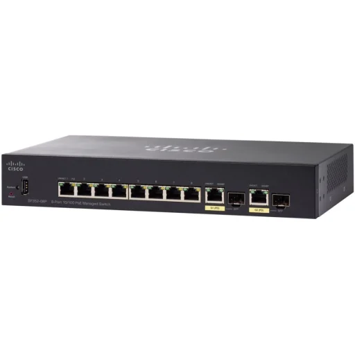 Imagen 0 de Switch Cisco SF352-08P 8-port 10/100 POE Managed Switch