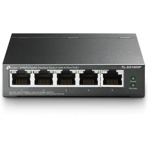 Imagen 0 de Switch TP-Link TL-SG1005P Sobremesa 5 Puertos Gigabit con 4 Puertos PoE