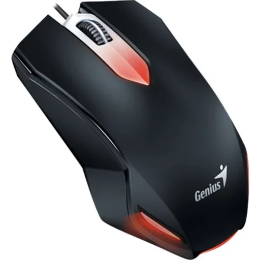 Imagen 3 de Mouse Gamer Alámbrico Genius X-G200 1000dpi USB 3 botones Retroiluminado Rojo