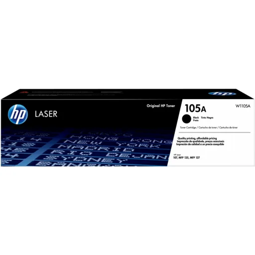 Imagen 3 de Toner HP 105A Negro Impresora Láser 107w/M107W/107A/135W/135A/137, 1000 Páginas
