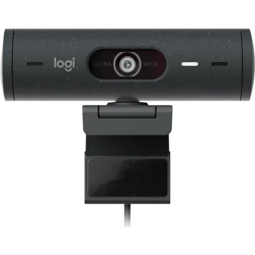 Imagen 2 de Cámara Web Logitech Brio 500, 4MP Full HD 1080p /30fps USB-C Color Graphite AMR