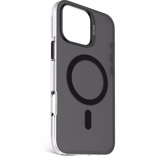 Imagen 1 de Funda plastico reciclado Magsafe iPhone 16 Pro Max Decoded negro/transparente