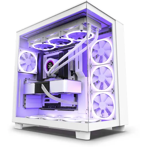 Imagen 0 de NZXT H9 Flow White (CM-H91FW-01)