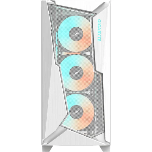 Imagen 2 de Gabinete Gigabyte C301 Glass,Vidrio Templado 2*USB3.0 USB-C ExtATX Color Blanco