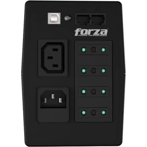 Imagen 2 de UPS Forza SL-612UL-C Smart UPS 600VA/360W 220V 4-Italian 1-IEC