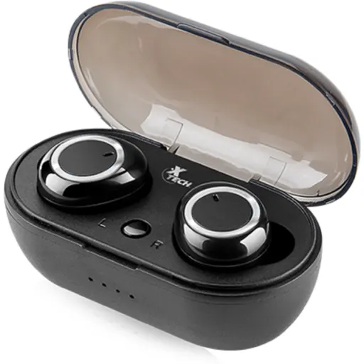 image of a Audífonos Inalámbricos Xtech XTH-700 Erbuds In-ear BT Estuche de Carga Negr