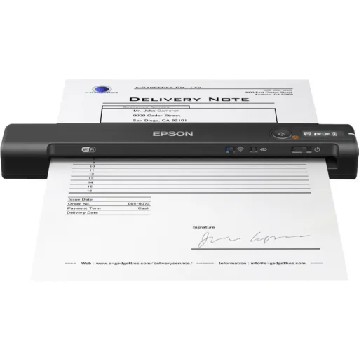 Imagen 1 de Escáner de Escritorio Portátil Epson ES-60W 600dpi WiFi USB 2.0 Micro Tipo-B
