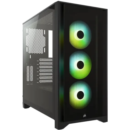 Imagen 14 de Gabinete Gamer Corsair 4000X RGB Vidrio templado USB-C 3.1 Media Torre ATX Negro