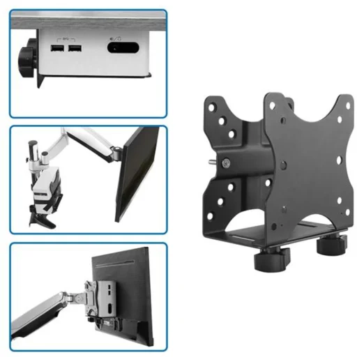 Imagen 6 de Soporte VESA para Mini PC / Thin Clients /Docking Station Ajustable Hasta 5kg