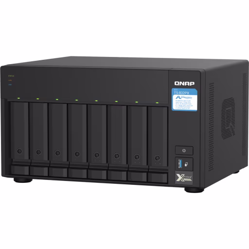 Imagen 4 de Servidor NAS QNAP TS-832PX-4G Apine AL324 RAM4GB Admite 8*SATA 3.5" Torre