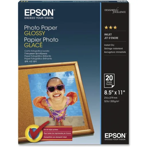 Imagen 0 de Papel Epson Photo Paper Carta por 20 Hojas
