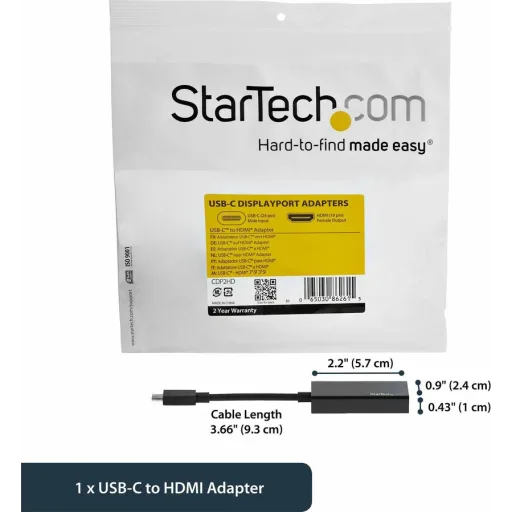 CABLE HDMI MACHO A HDMI HEMBRA 12CM - Complus