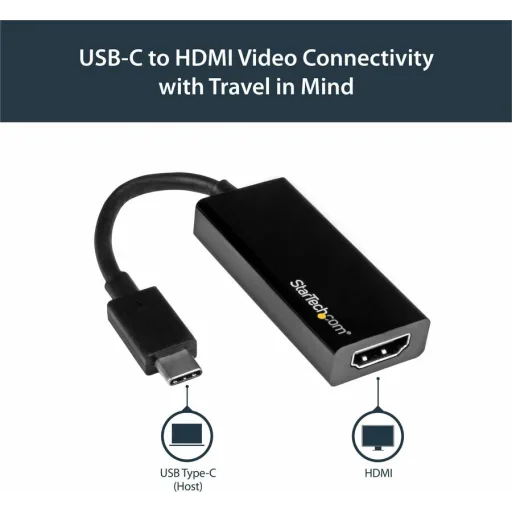 Imagen 11 de Adaptador USB-C Macho a HDMI Hembra Compatible con Resoluciones de Hasta UHD 4k