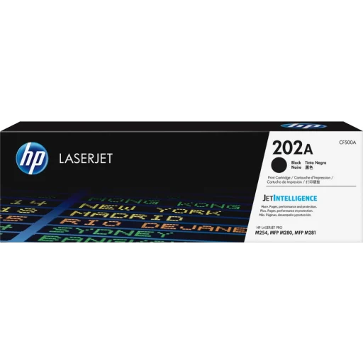 Toner HP 202A Negro Impresora Láser LaserJet Pro M254/M280, 1400 Pág. Aprox.