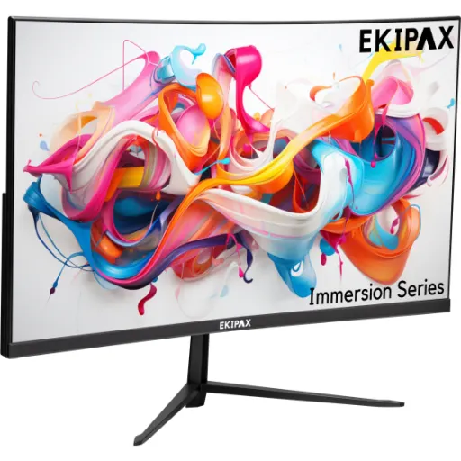 Imagen 1 de Monitor Curvo Ekipax 24" FHD 1920*1080 VA HDMI VGA 2ms 75hz VESA 100*100