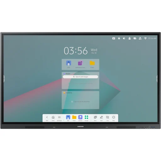Imagen 0 de Pizarra Interactiva Samsung Flip 65"3840*2160 ADS HDMI USB RS232 IR RJ45 BT WIFI