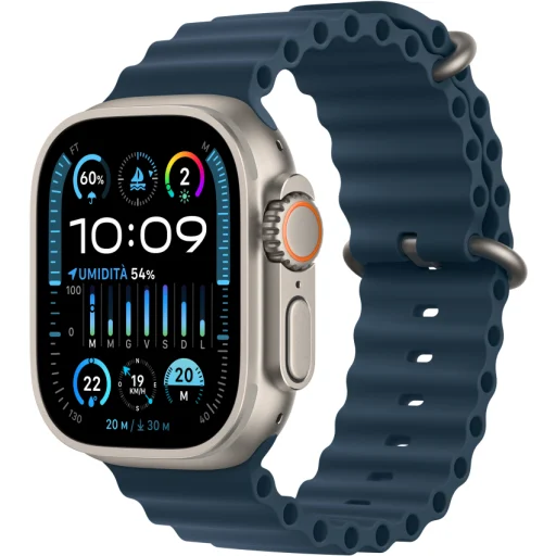 Imagen 0 de Smartwatch Apple Watch Ultra 2, 49mm OLED GPS Case titanio Correa ocean medianoc