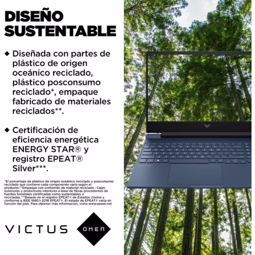 Imagen 10 de Notebook Gamer HP Victus I5-12450H RAM 32GB SSD 1TB RTX2050 4GB 15.6 W11H