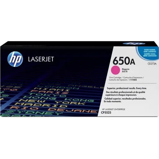 Imagen 0 de Cartucho de Tóner HP 650A LaserJet Magenta Aprox 15000 pag.p/M750dn-M750n